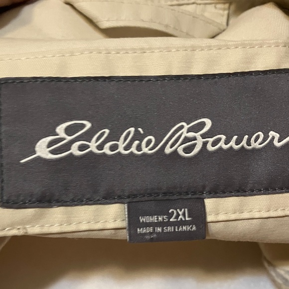 Eddie Bauer Light Tan Trench Coat - Picture 5 of 10